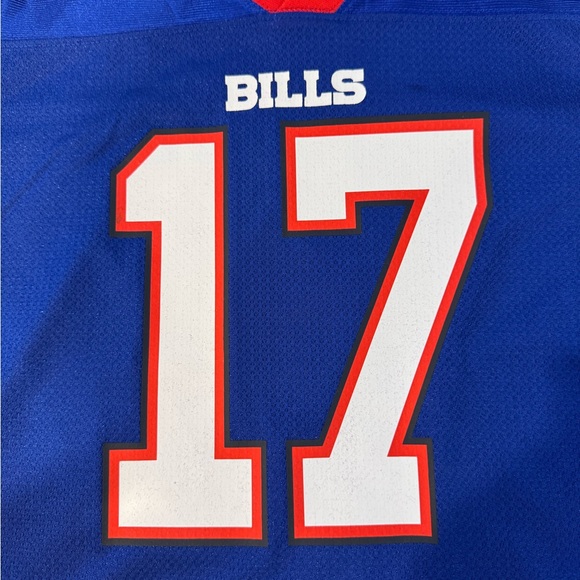 Josh Allen #17 Buffalo Bills NFL Blue Youth Player Home Jersey, Sz M, NWT - Picture 2 of 9